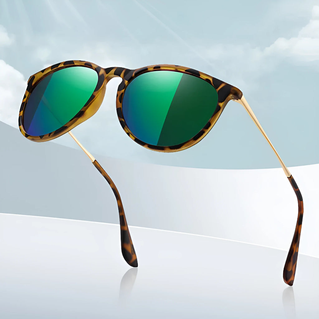 Fashion polarised sunglasses with black full frame and black gray PC lens for UV400 protection
