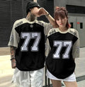 Men's 3D digital printed basketball T-shirt summer short sleeve pullover in loose fit polyester