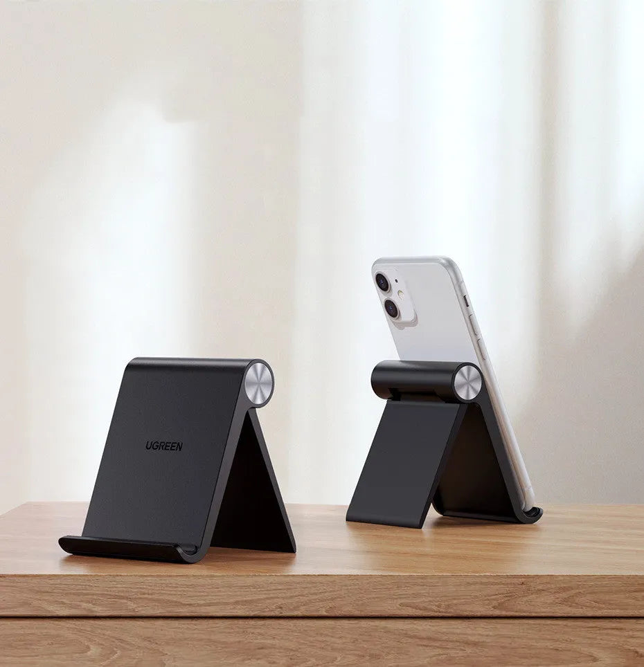 UGREEN LP106 black blue or white lazy bracket phone holder for 4-7.2 inch smartphones.