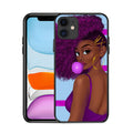 iPhone phone case with graffiti pattern, TPU PC back cover, waterproof and drop resistant