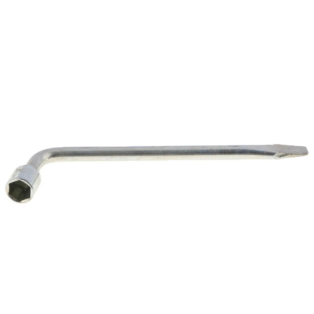 Single 19mm drive, L-shaped socket wrench tool made from CR-V steel