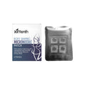 Pack of four body-shaping micro-needle patches with a curved design on a white background.