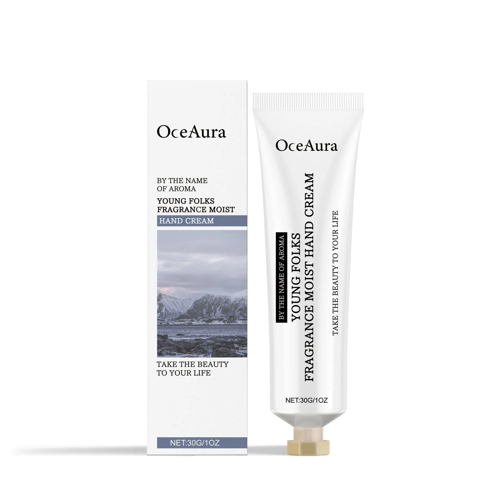 30g tube of moisturising hand cream with hyaluronic acid and glycerin