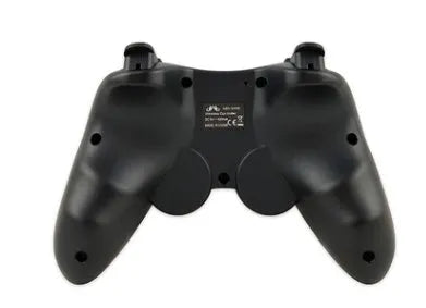 S5 Plus red mobile game controller with phone bracket, ABS body, USB connection for Android and iOS