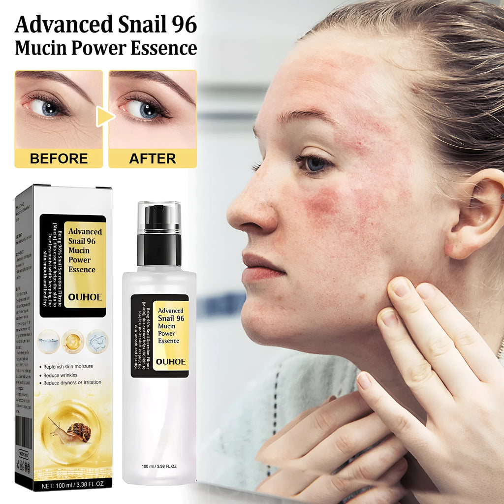 100ml snail collagen facial serum bottle with original formulation for skincare