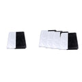 Small 65x37cm black car spare tyre cover made from 210D Oxford cloth with handle
