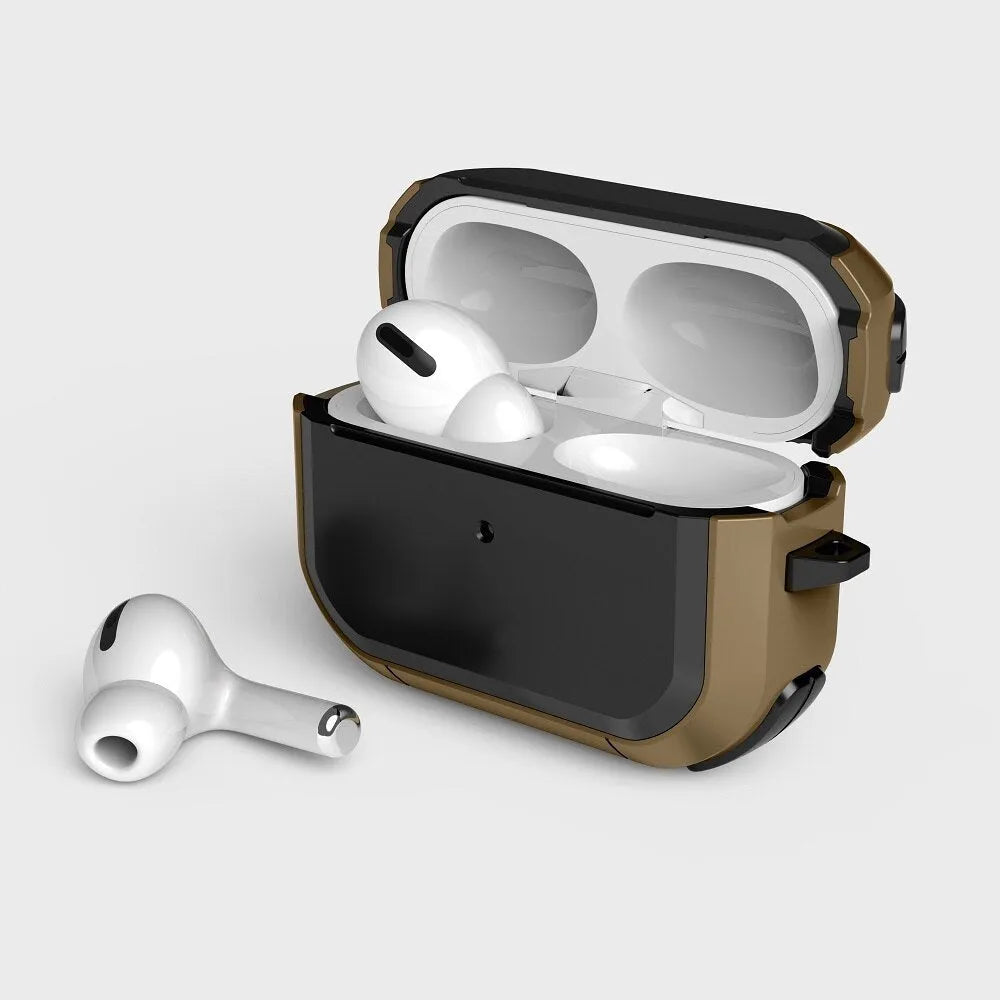 AirPods 1, 2 and Pro protective shell case in multiple colours showing TPU and PC construction