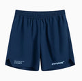 Men's training shorts in a polyester and spandex blend, shown in a colour option from the Midnight Blue, Black, Grey, White range.