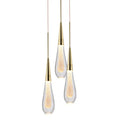Postmodern crystal chandelier single head pendant light 27cm height 5cm diameter 130cm adjustable cord 2W LED