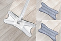 Hands-free mop in grey or blue with single mop and multi-mop set options