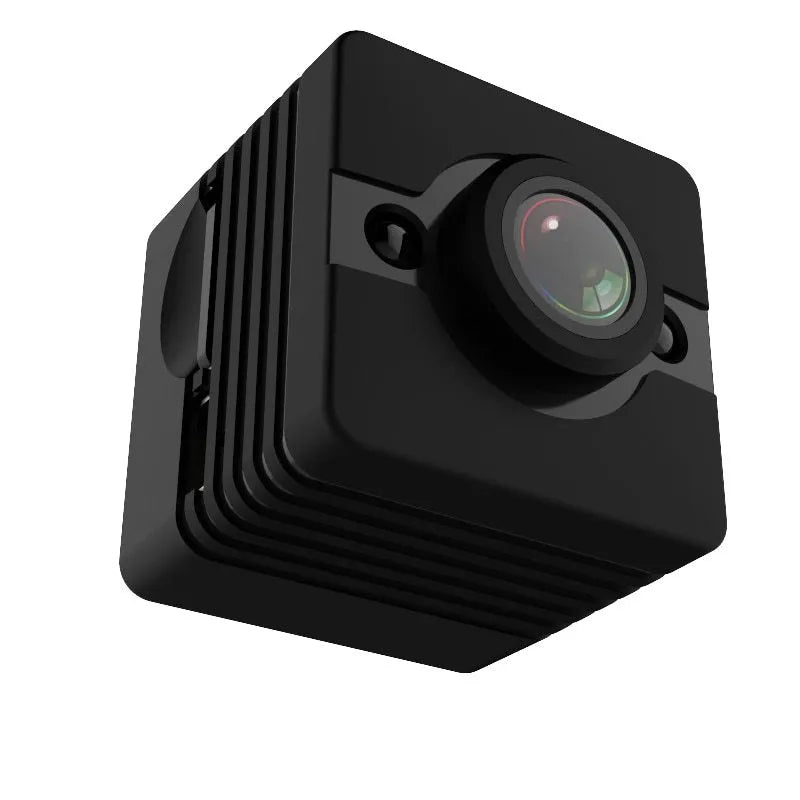SQ12 Mini Camera HD 1080P waterproof night vision camcorder in black plastic body