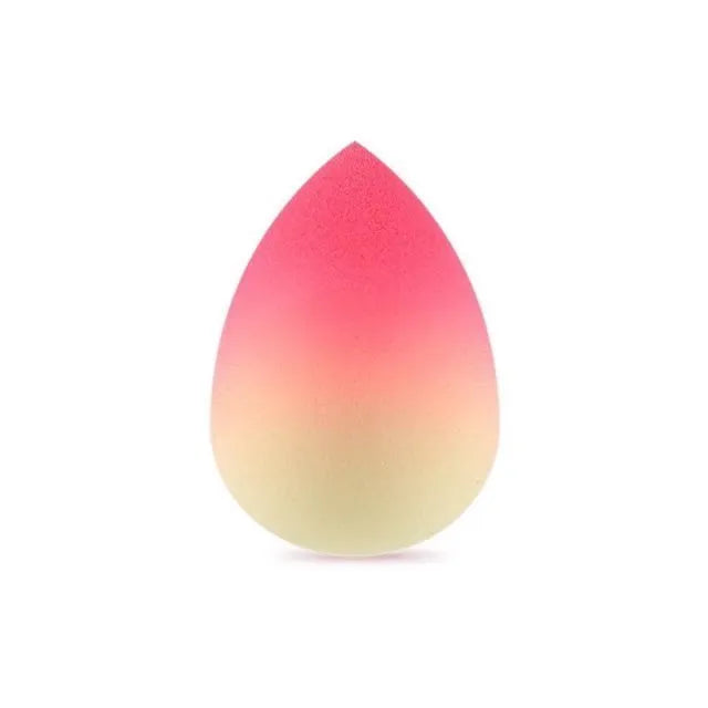 Peach Makeup Egg hydrophilic non-latex super soft air cushion sponge in gradient powder with drying rack