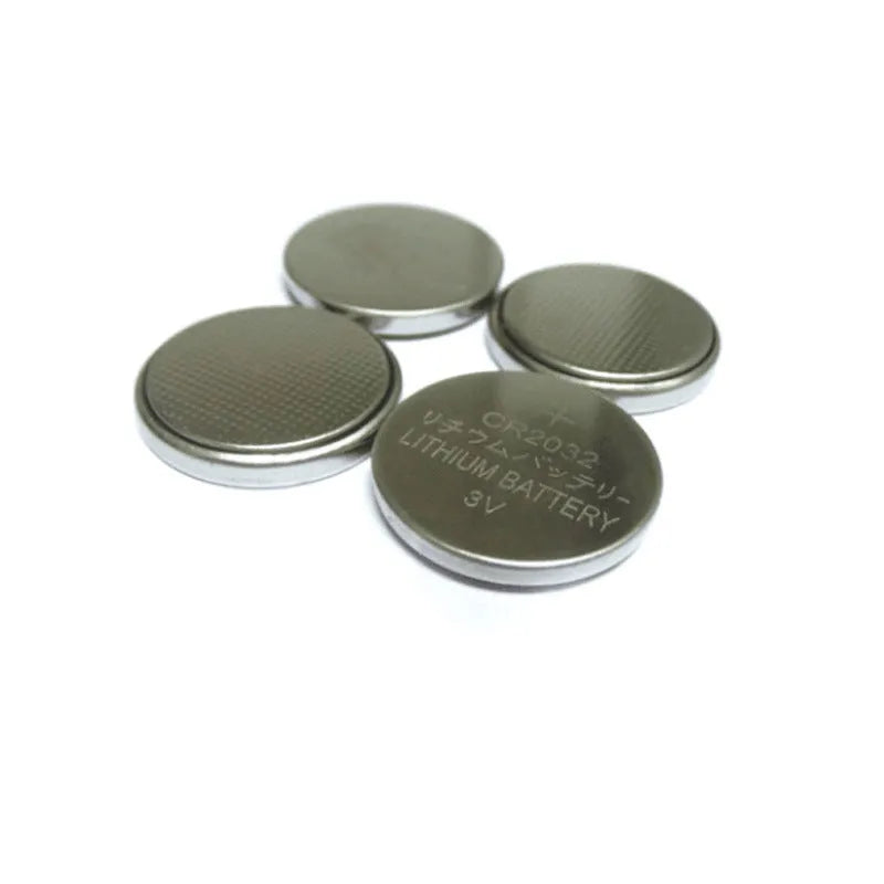 Pack of three types of alkaline 3V button batteries: CR2032, CR2025, and CR2016 coin cells