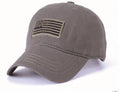 Unisex cotton camo baseball cap with adjustable strap and wide peaked brim in military style