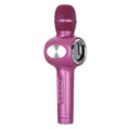 Yaerjia E108 mobile microphone in black, gold, or pink colours with capacitive pickup and echo effects