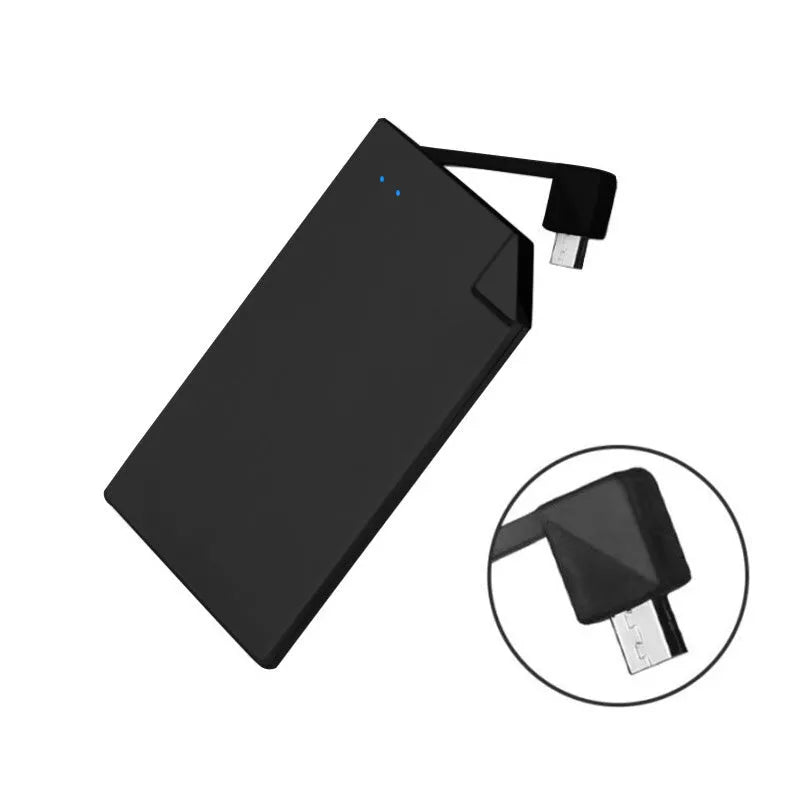 Silver graphene battery power bank with 4000mAh capacity and slim aluminium design