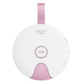 Portable baby bottle steriliser showing compact blue design with USB port and measuring 163.6mm long