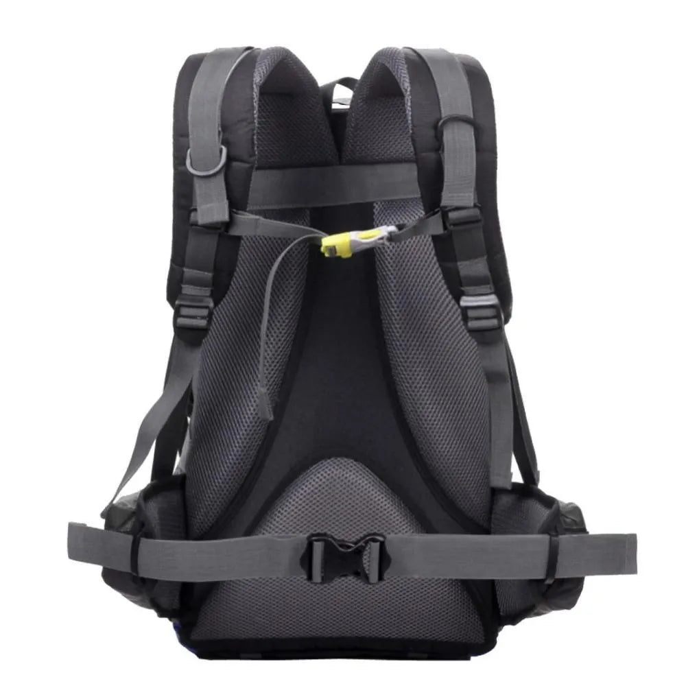 Green leisure sports backpack with 20-35L capacity for outdoor activities.