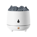 Volcanic mountain design ultrasonic humidifier in black colour with USB cable