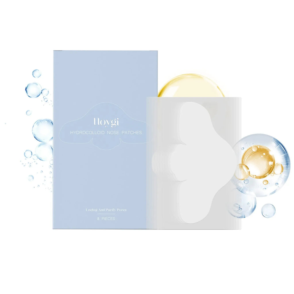 Salicylate nose nursing adhesive bandage 8.7x3.8cm with hyaluronic acid for gentle nasal cleaning, 8 pieces box