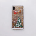 Quicksand shell phone case with camouflage pattern for iPhone and Samsung in various colours