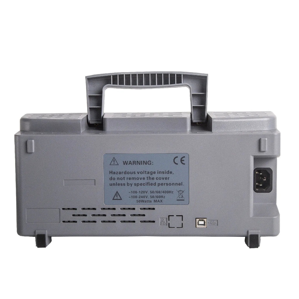 DSO2D10 two-channel digital storage oscilloscope with 100MHz bandwidth and built-in signal generator