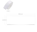 Handheld Bluetooth thermal label printer with label roll inserted, compact 130x75x28mm size