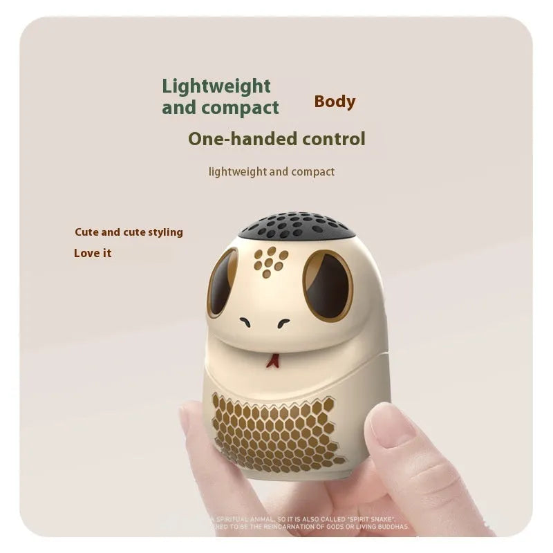 TK900 white cartoon Bluetooth speaker with waterproof and drop-resistant features