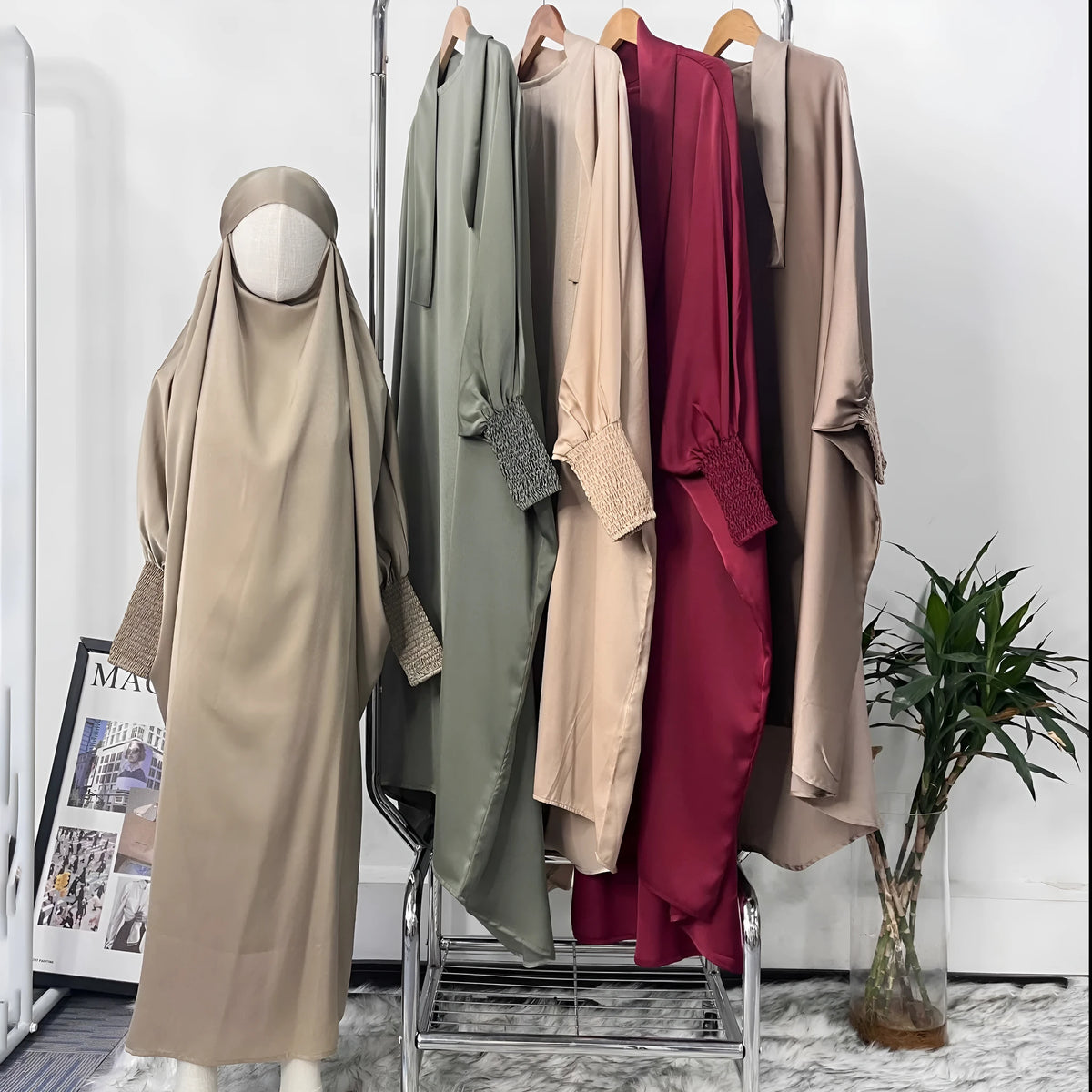 Girls' solid colour polyester swing dress for summer, available in eight colours and height sizes 120cm to 160cm
