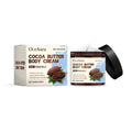A 120g tube of cocoa butter body cream for dry skin, with vitamin E and coconut oil.