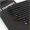Painting pencil set with first class elm wooden shell, 3.0mm lead, 12 colours, 17.8cm length