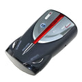 XRS9880 bilingual English Russian radar detector with 12V car charger and suction cup bracket