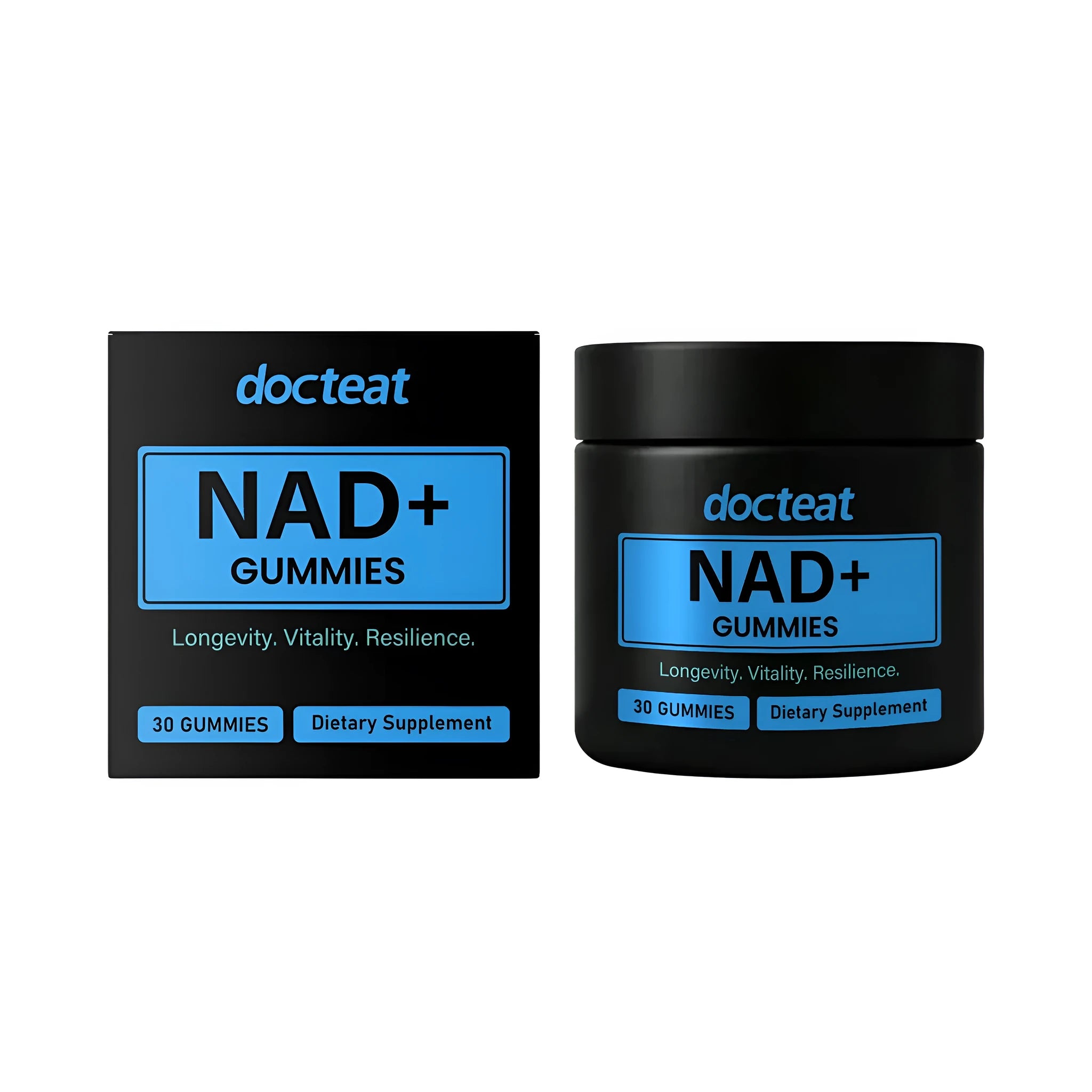 Green Super Food soft candy gummies in a 30-piece pack, a dietary supplement with NAD and nicotinamide nucleoside.