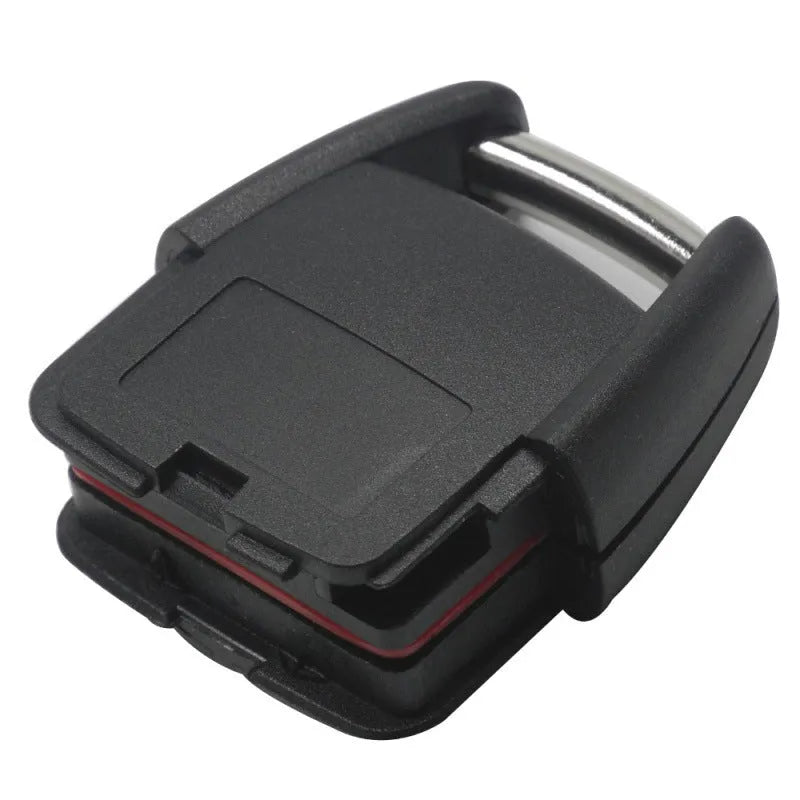 Opel three-button remote control shell in black plastic for car key fob
