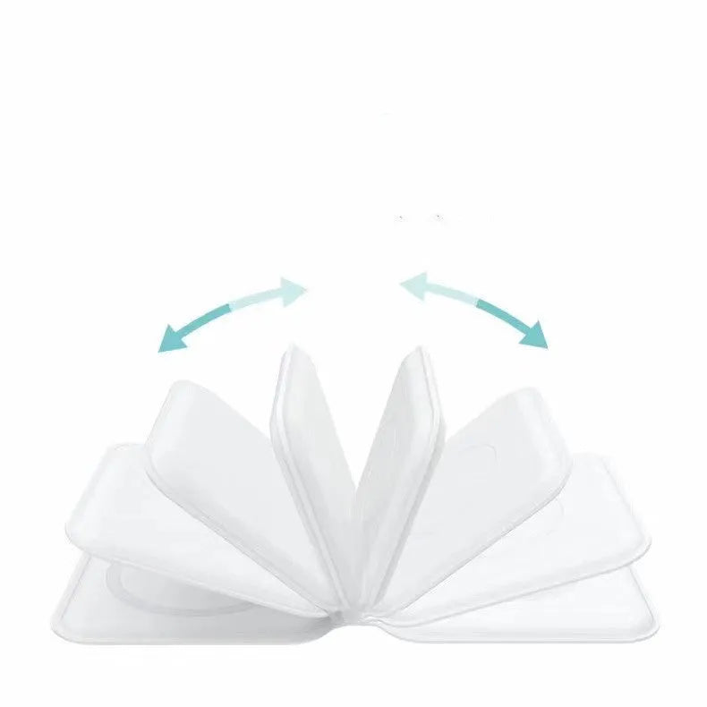 White folding dual wireless charger with 19mm folded thickness, Type-C input, for iPhone and Apple Watch