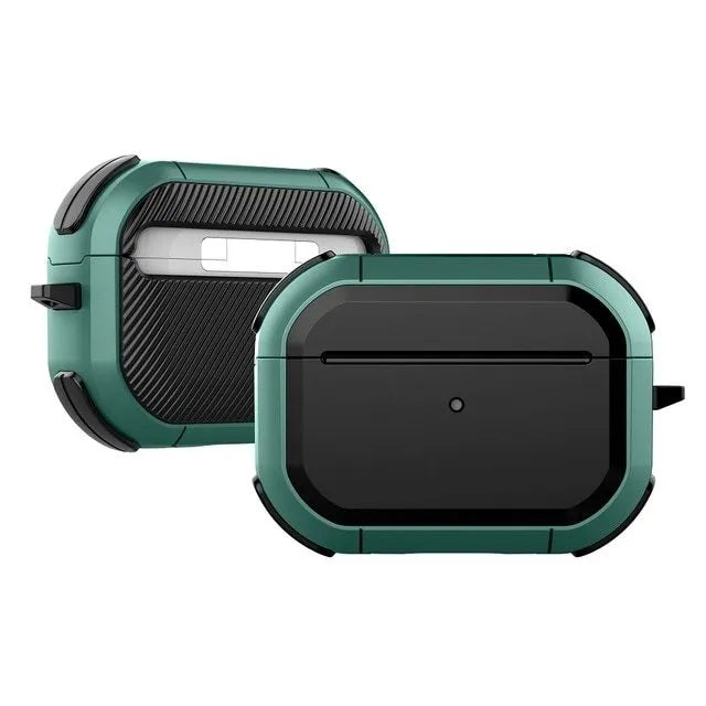 AirPods 1, 2 and Pro protective shell case in multiple colours showing TPU and PC construction