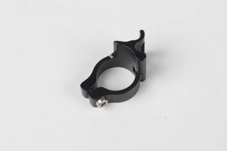 Black aluminium alloy vehicle clamp ring with a 28.6mm inner diameter.