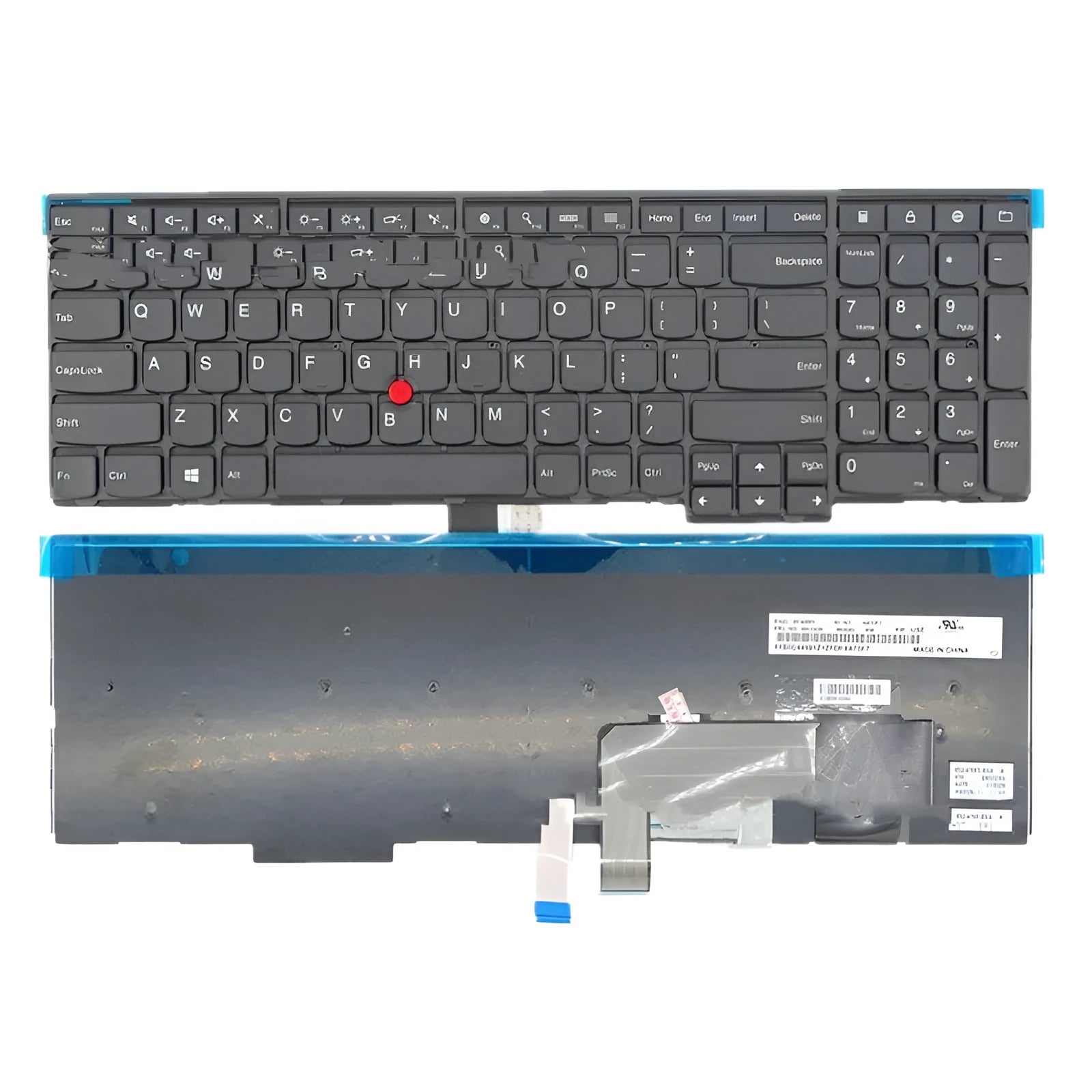 Black Lenovo ThinkPad E531 replacement keyboard with USB connection cable