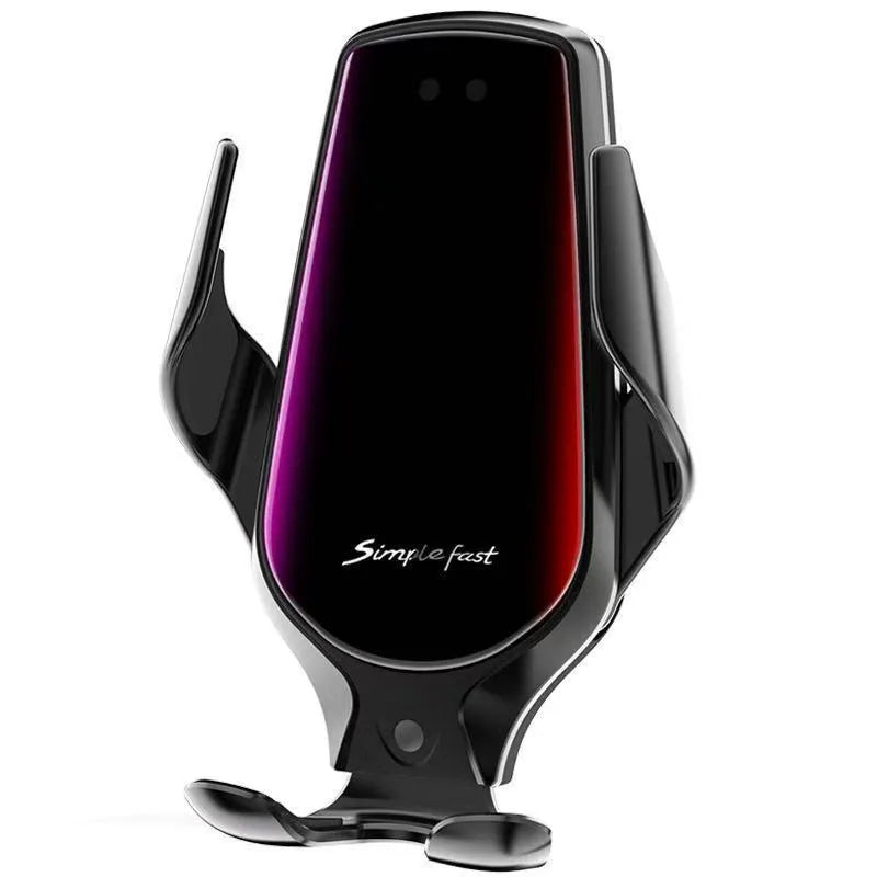 Magic Clip R3 car phone holder with dual charging ports mounted on dashboard