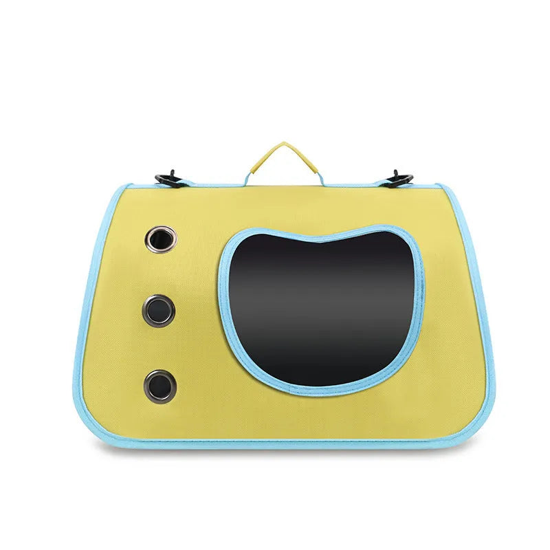 Crossbody pet bag in Oxford cloth with medium capacity for small dog transport