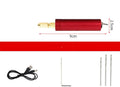 Small aluminium USB electric drill grinder with three drill bits and wrench for craft work