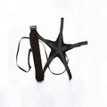Black football juggling belt with rotating mechanism for training exercises