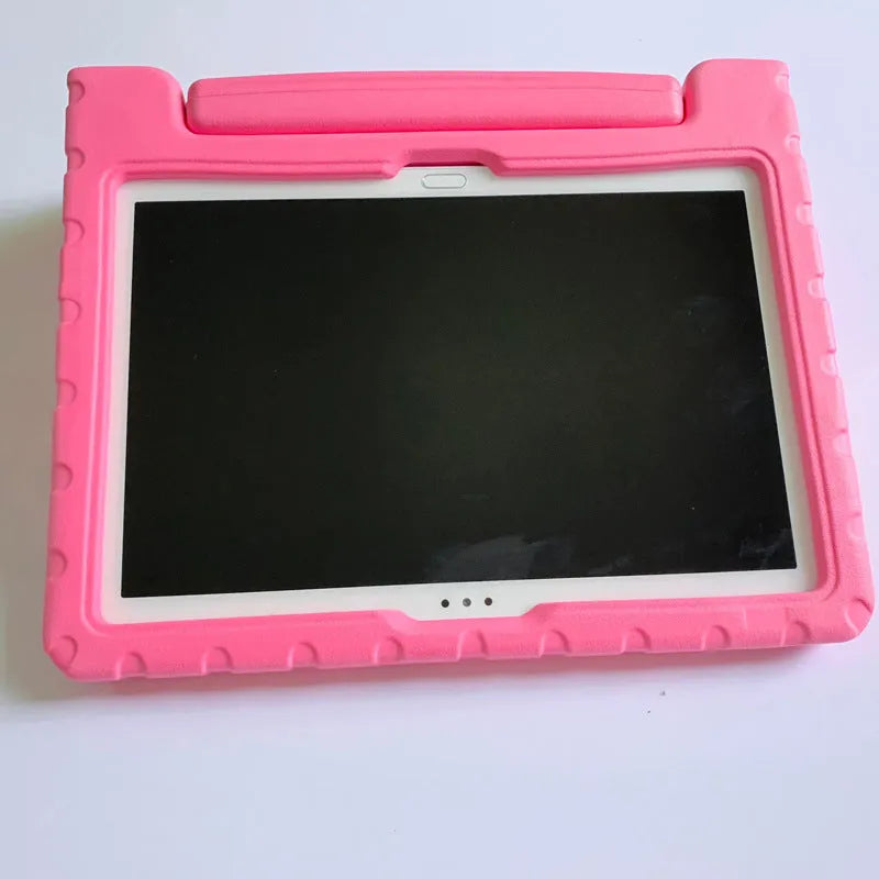 Huawei Enjoy Tablet 10.1 protective case in EVA foam, shown in multiple colours and style designs like business and cartoon.