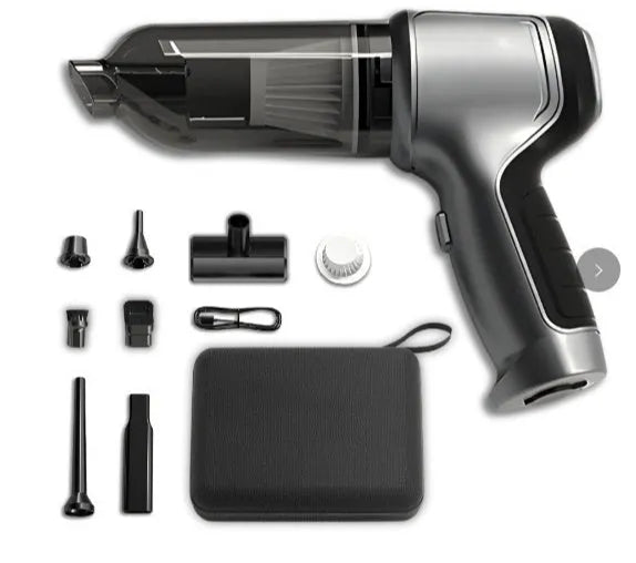 Handheld cordless vacuum cleaner with EVA carrying bag for car and home cleaning