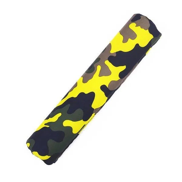 Sponge barbell sheath shoulder pad, 38.5cm long and 1.5cm thick, in black or camouflage colours