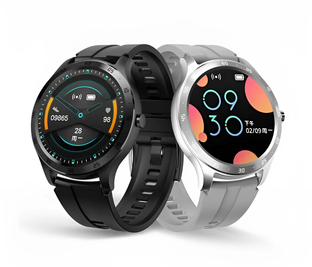 S20 smart fitness bracelet with 1.28 inch screen on wrist showing health metrics