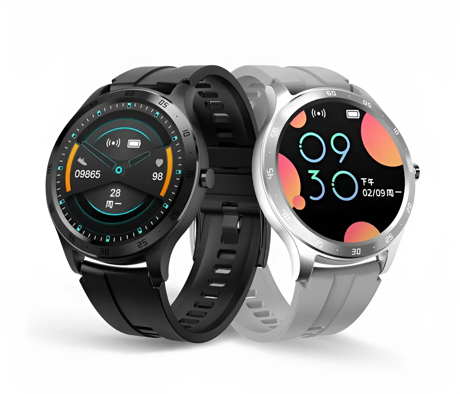 S20 smart fitness bracelet with 1.28 inch screen on wrist showing health metrics