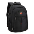 Medium waterproof polyester backpack computer bag for 15-inch laptop, double shoulder, black green khaki red