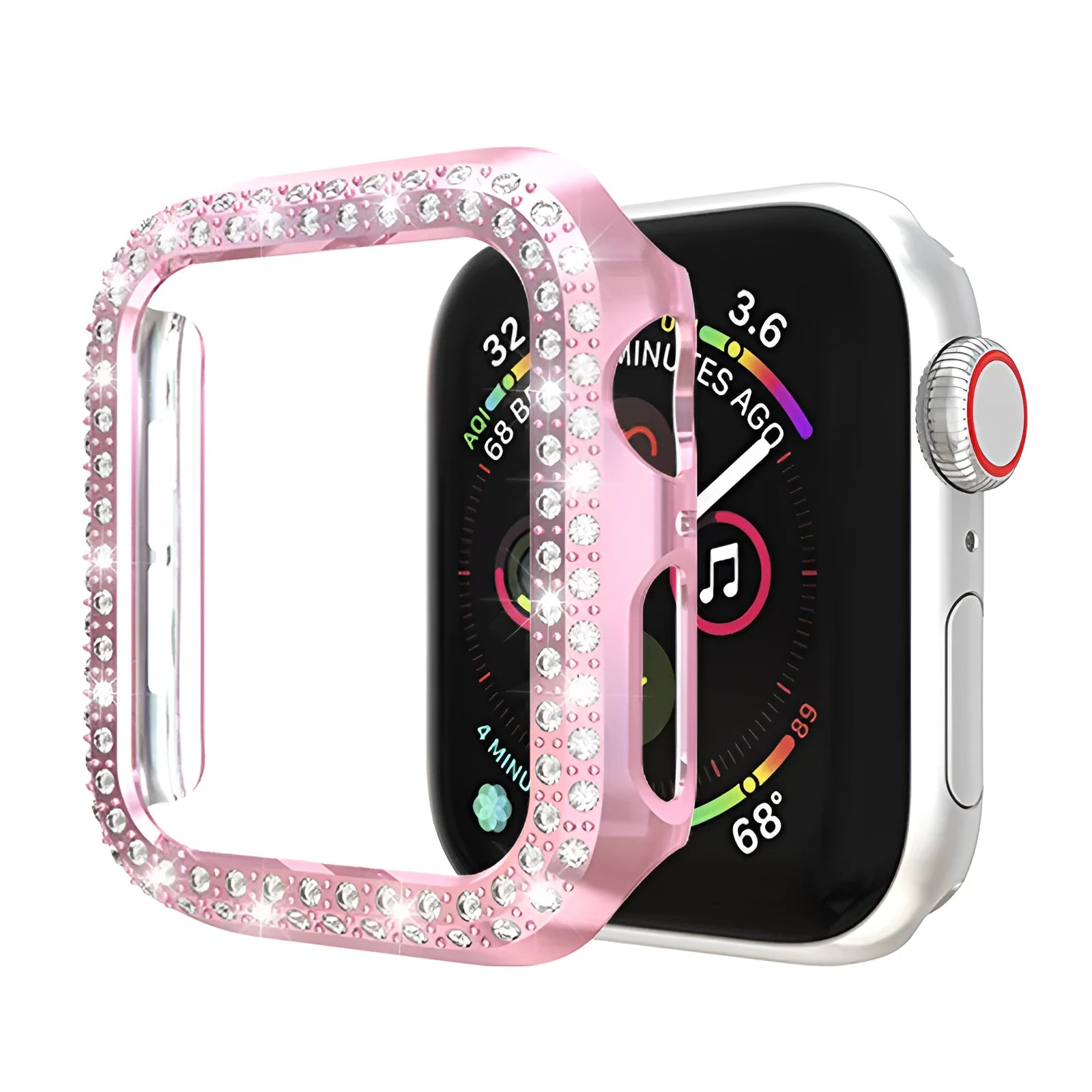 Polycarbonate Apple Watch case in multiple colours for 38mm 40mm 42mm 44mm sizes.