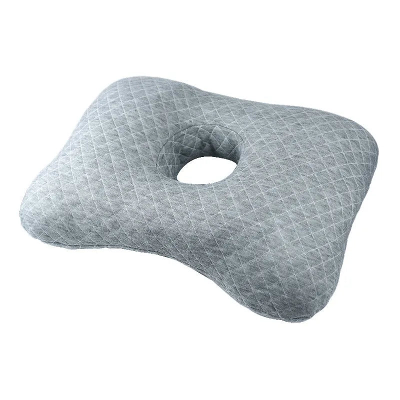 Beauty salon single hole ear pillow in new Chinese style, shown in a grey colour.